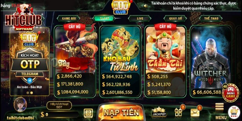 Có đa dạng game bài tại cổng game Hitclub như Poker, Baccarat,...